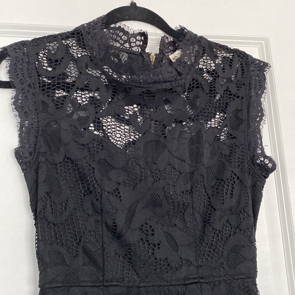 Black Lace Dress - Picture 2 of 5
